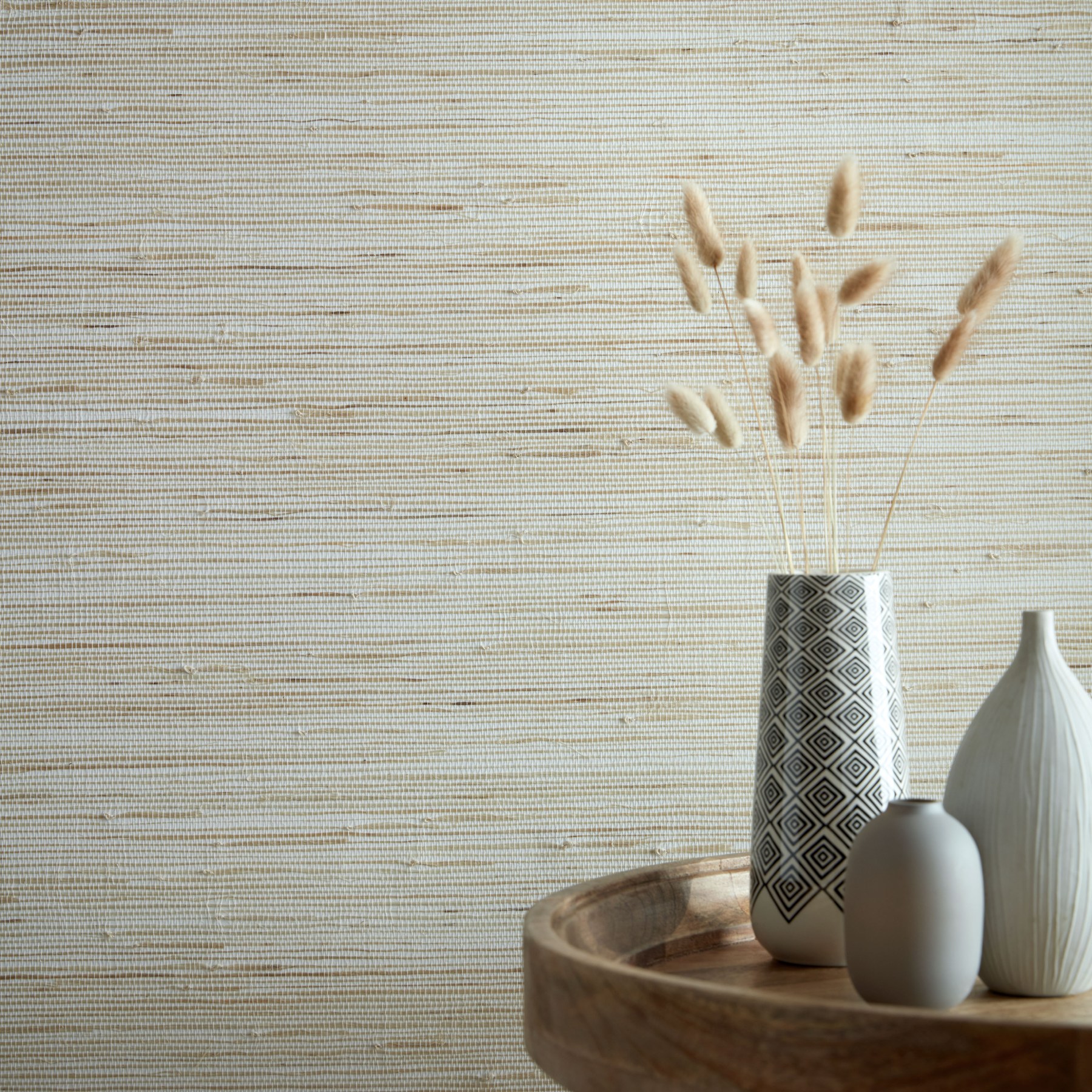 Обои 1838 Wallcoverings Willow Grasscloth Natural 2008-152-01